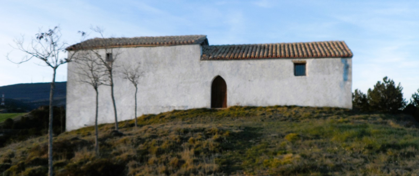 Biurrun Olcoz. Ermita de San Cristóbal.