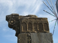 Mendióroz. Capitel de la ermita de San Marcos. Belogain.